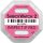 Stoßindikator Shockwatch 2, 5 G pink, 79SW05, inklusive Warnaufkleber! (VE=50)