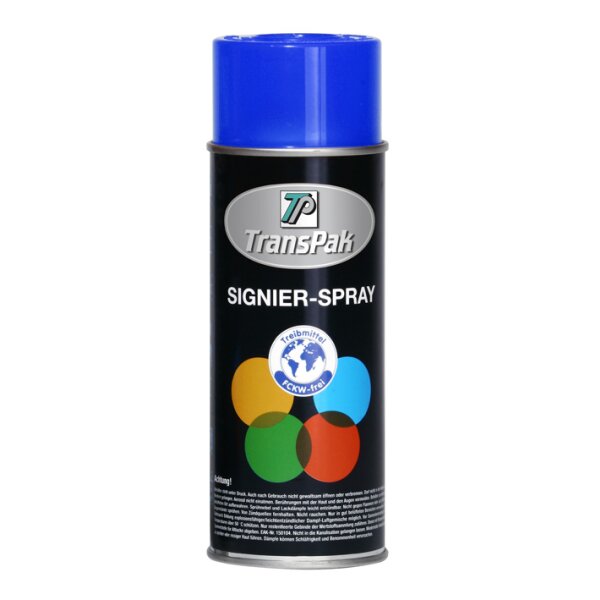 Signierspray, blau | 400 ml Inhalt | VE = 2 Stk.