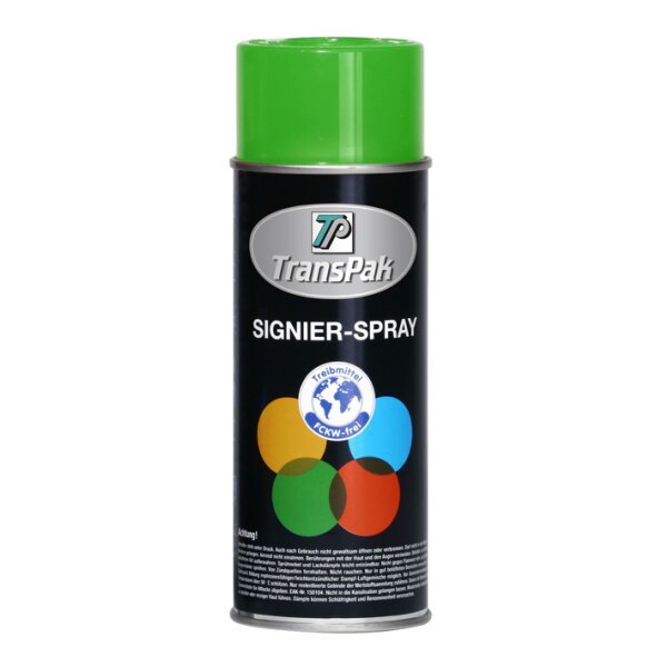 Signierspray, grün | 400 ml Inhalt | VE = 2 Stk.