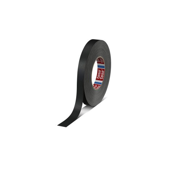 Gewebe-Klebeband tesaband® 4651 Premium, schwarz, 310 µ | 19 mm x 50 lfm. | VE = 8 Stk.