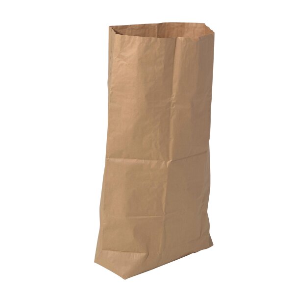 Kraftpapier-Abfallsack, 120 Liter, 70 g/m² | 700 x 950 mm (Offene Seite x L) | VE = 50 Stk.