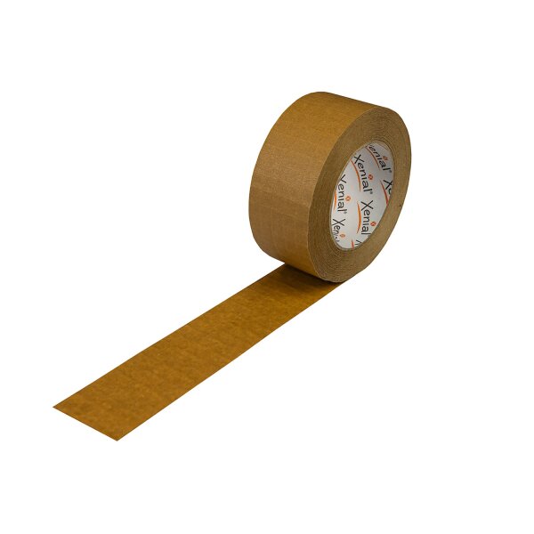 Xenial Papier-Packband, gitterverstärkt, 50 mm Breite | 50 mm x 50 lfm. | VE = 36 Stk.